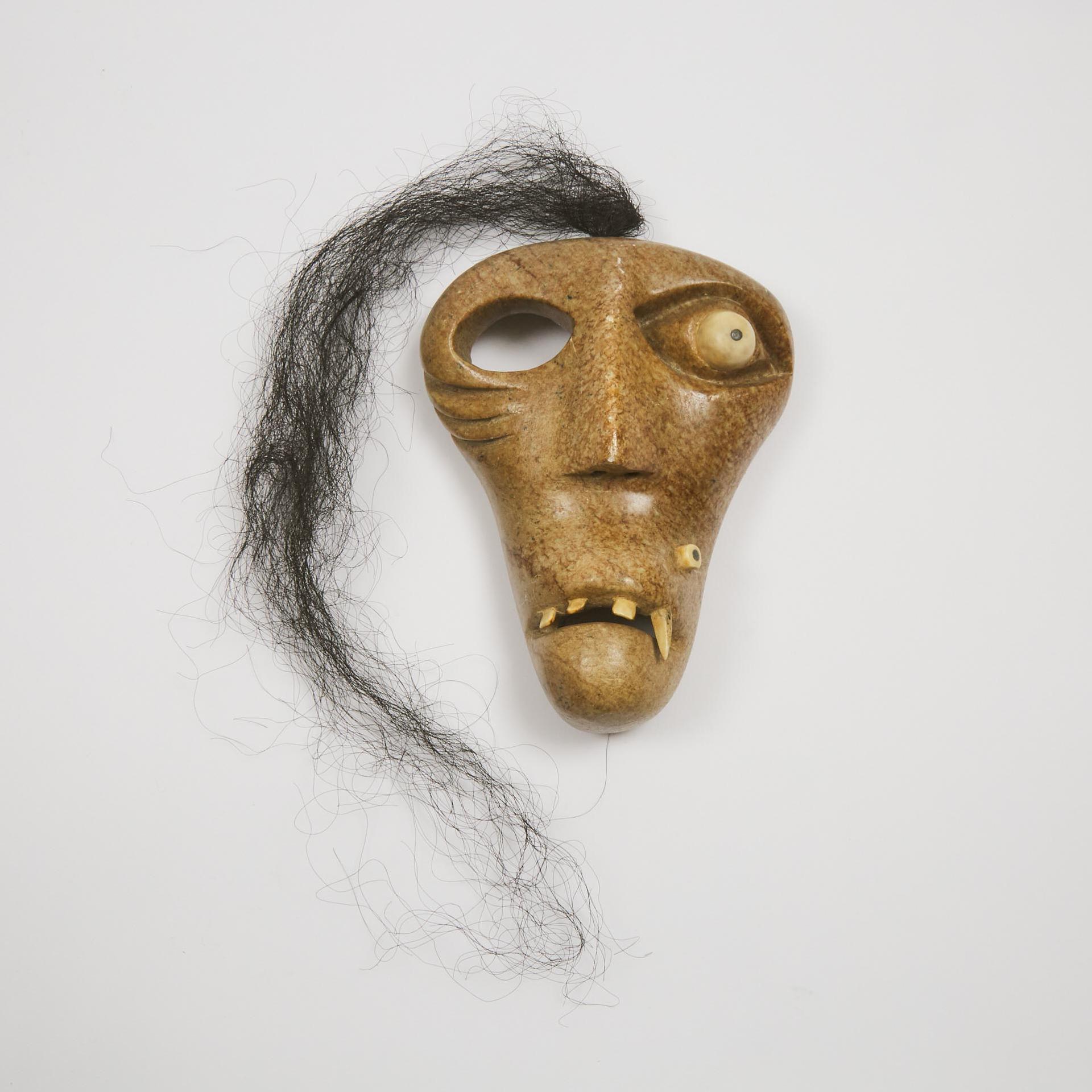 Floyd Kuptana (1964-2021) - Grimacing Face Shaman's Mask