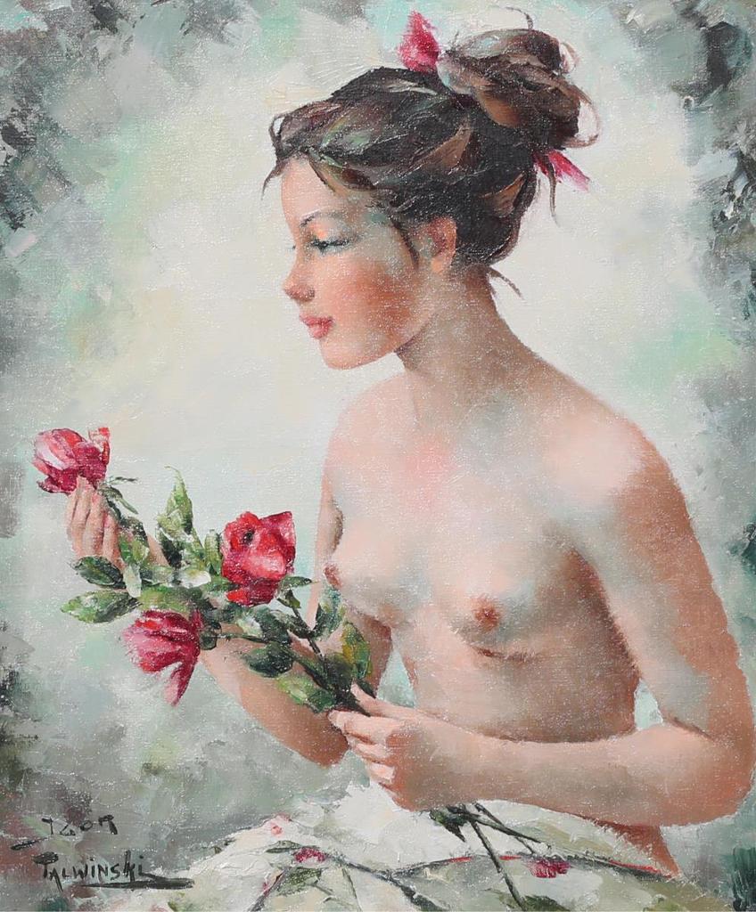 Igor Talwinski (1907-1983) - Nude With Roses