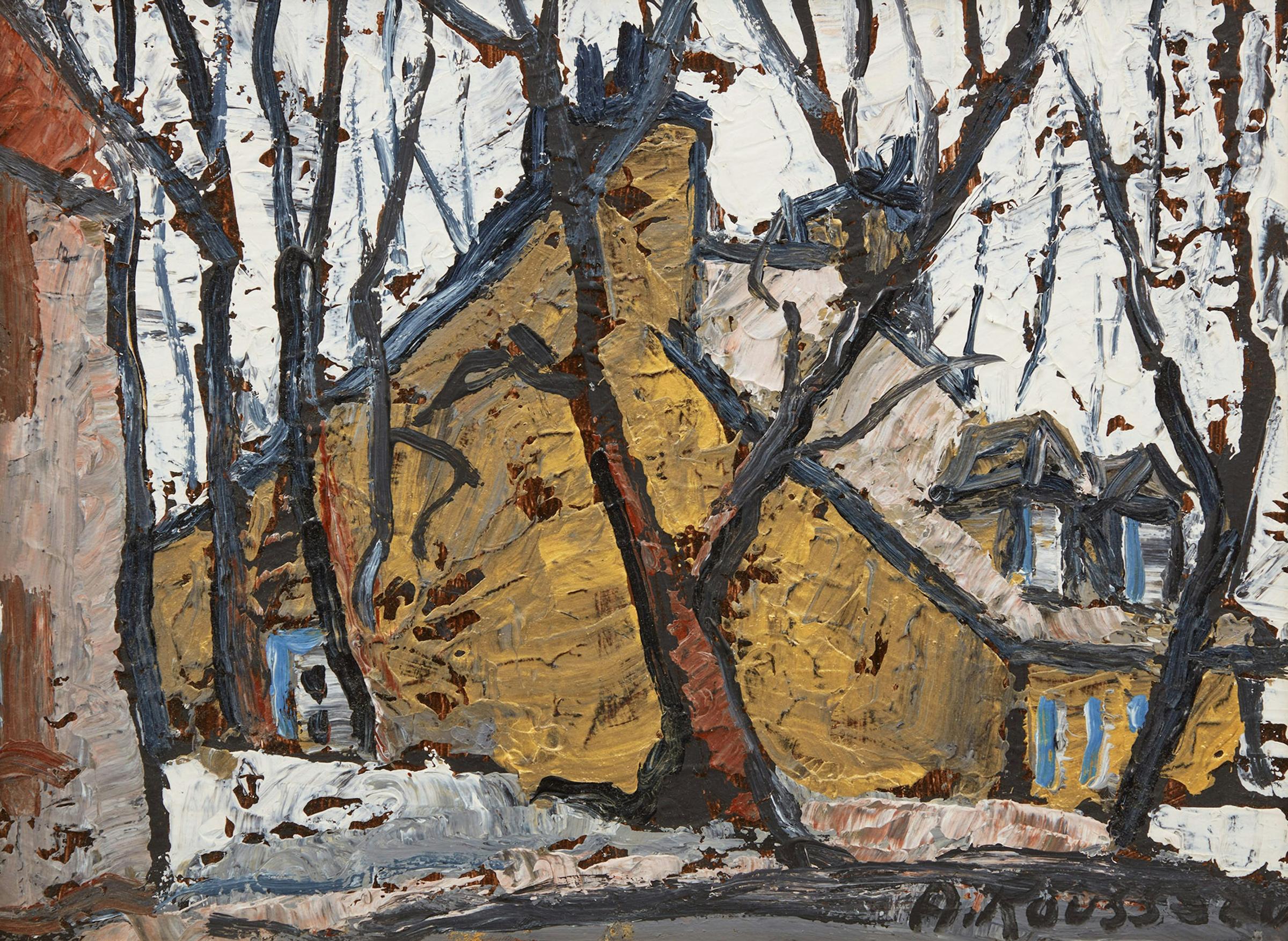 Albert Rousseau (1908-1982) - House in Winter