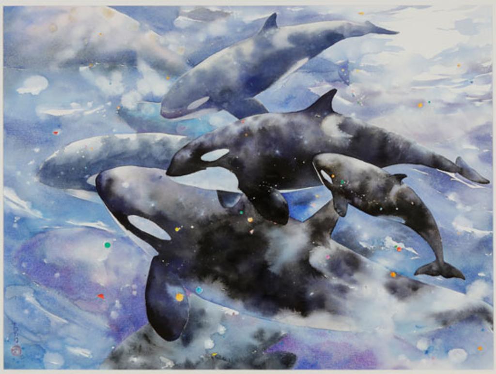 Alex Fong (1956) - Pod of Orcas (03173/58)