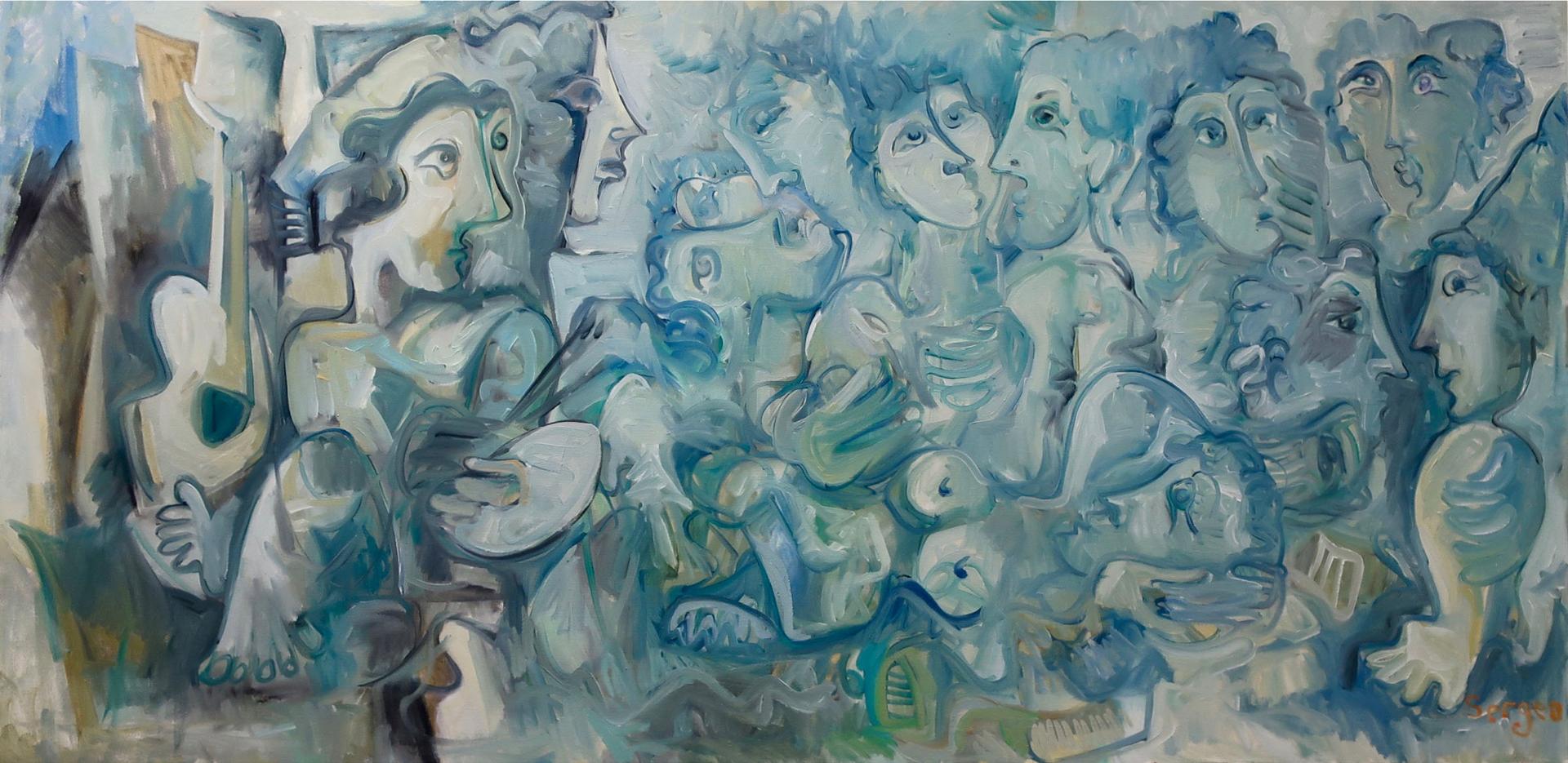 Serge Deherian (1955) - Artist Blue View