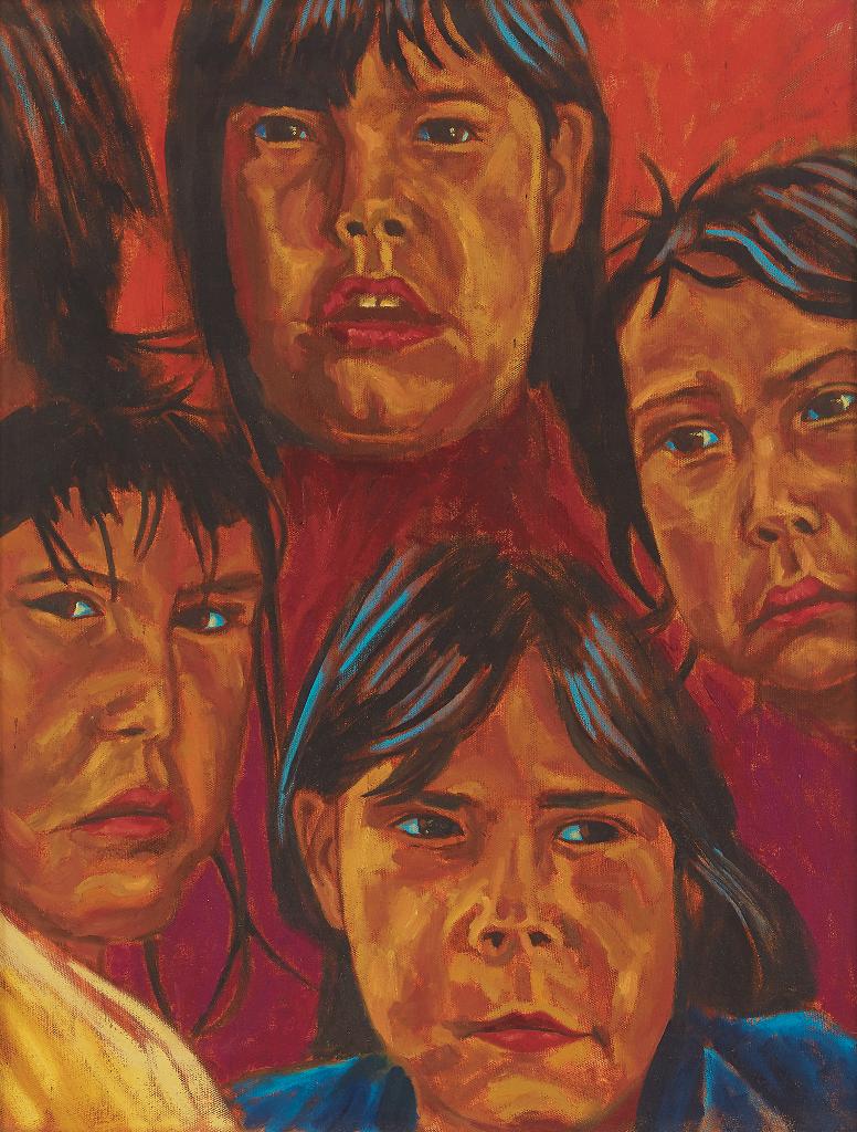 Stephen Snake (1967) - Portrait of Four Children