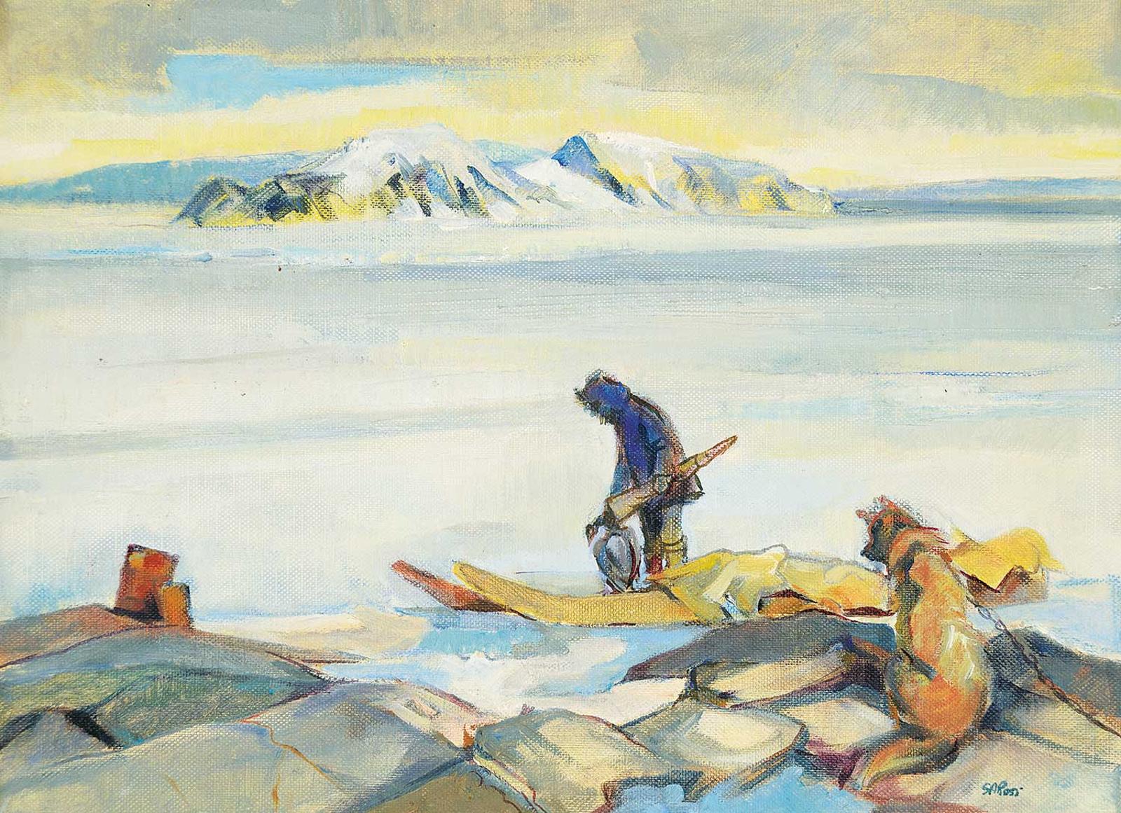 Susan Andrina Ross (1915-2006) - Untitled - Arctic Scene