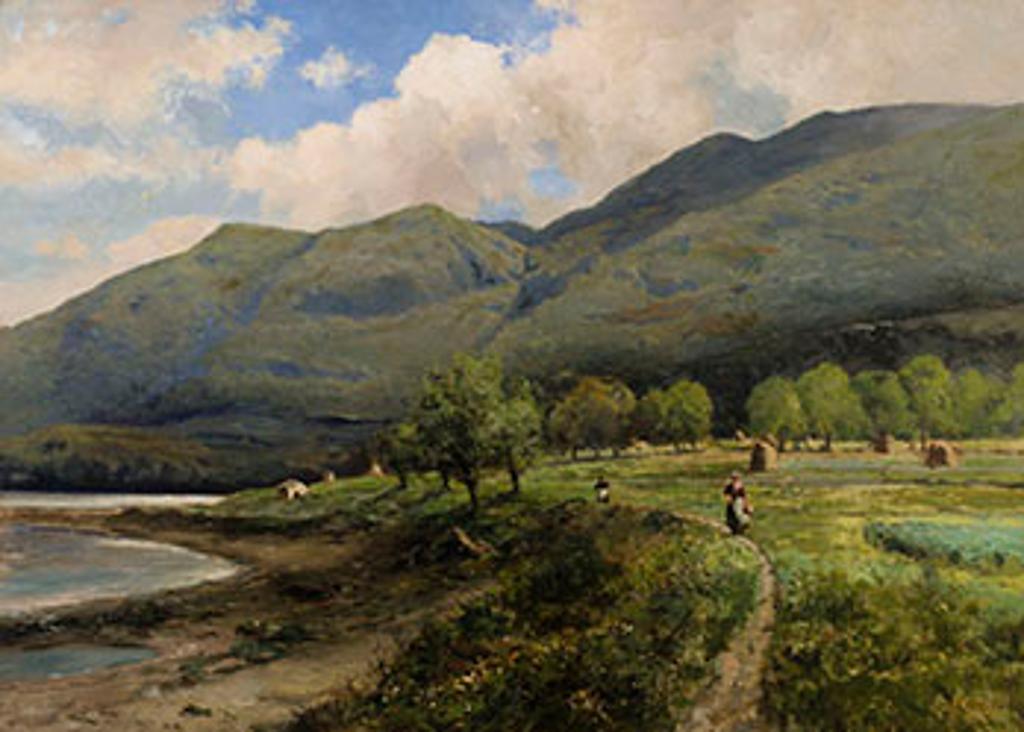 John Arthur Fraser (1838-1898) - Country Scene with Peasants