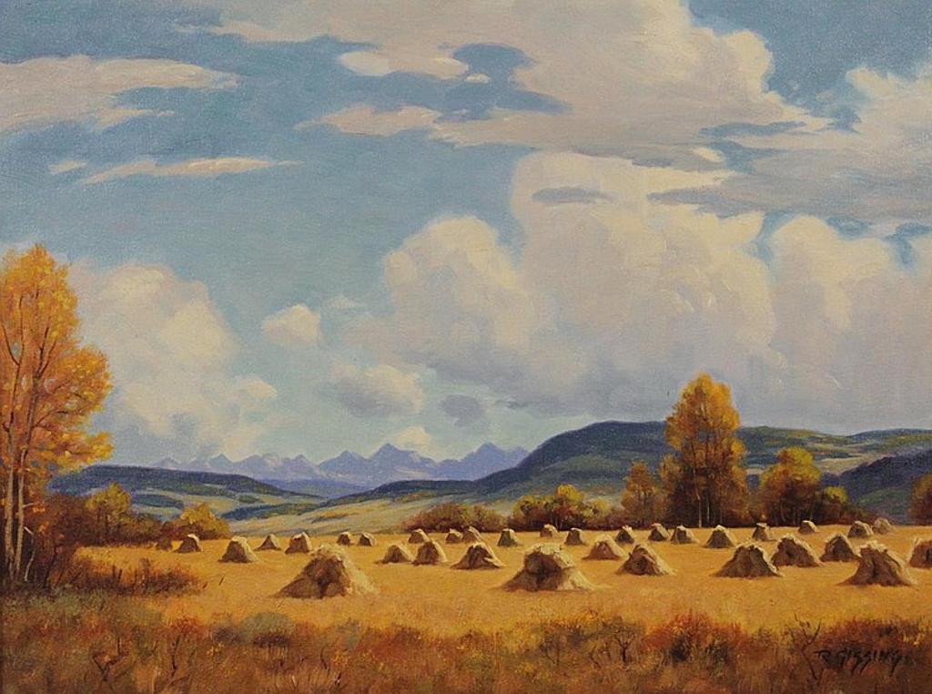 Roland Gissing (1895-1967) - Gathering Clouds Foothills Alberta