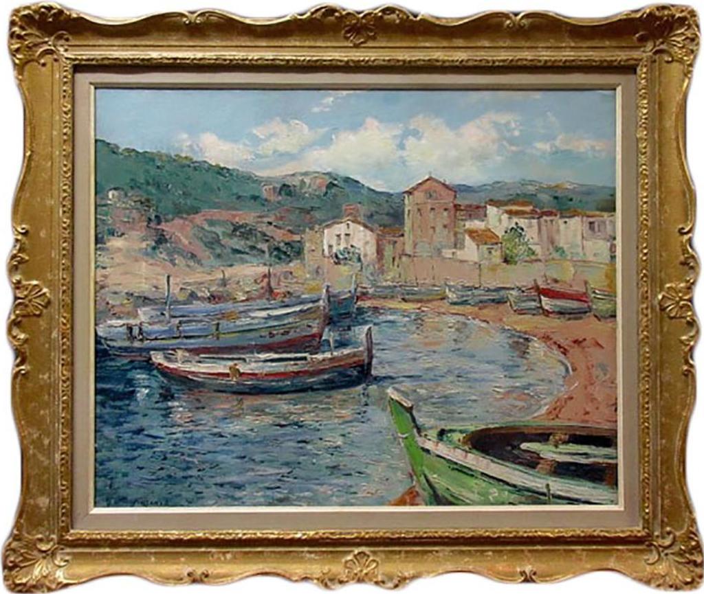 Enrique Koscaya (1901-1970) - Boats At Rest