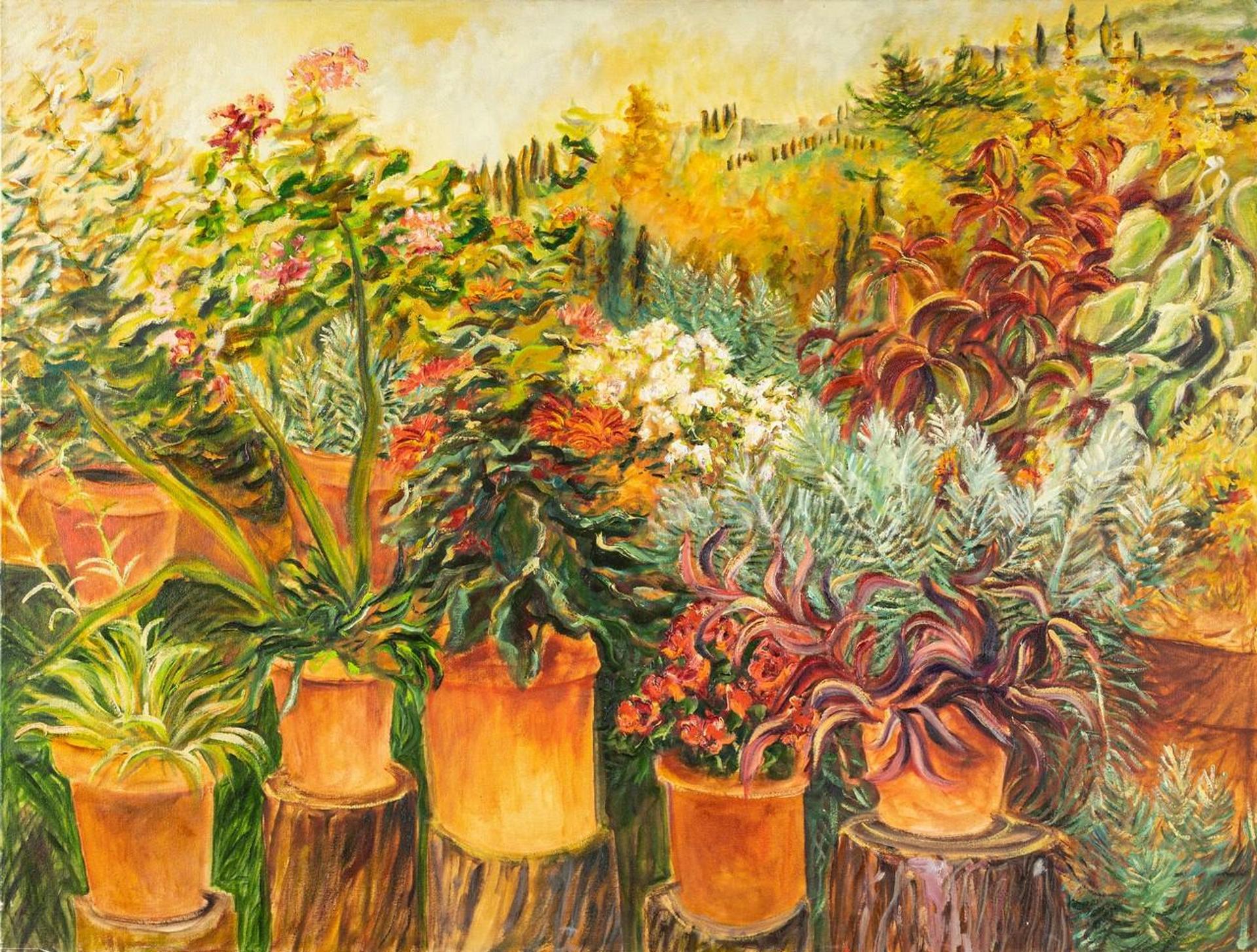 Jamie Evrard (1949) - Tuscan Garden III