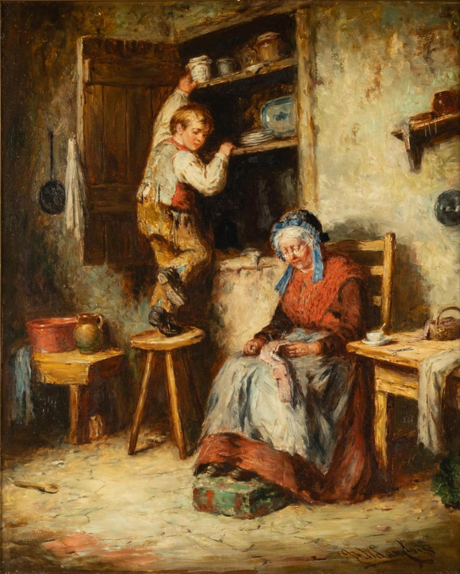 Mark Williams Langlois (1848-1924) - Mischief