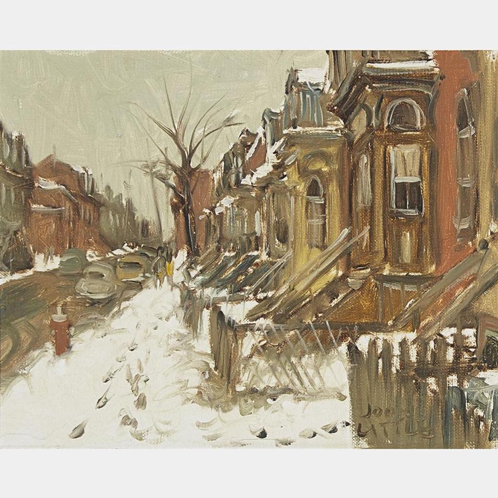 John Geoffrey Caruthers Little (1928-1984) - Dimanche Matin, Rue De Bullion, Montreal