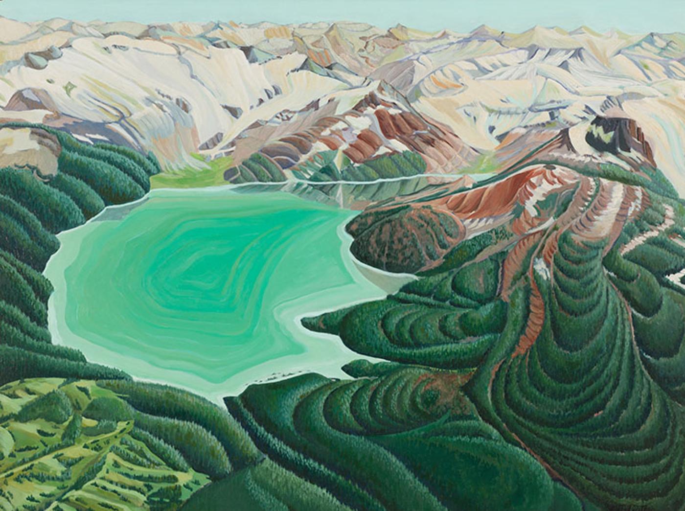 Donald M. Flather (1903-1990) - Lake Garibaldi – Looking East by South