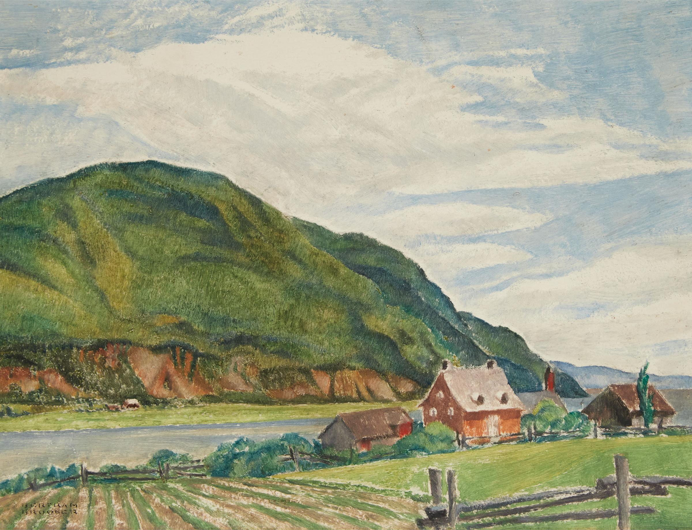 Bertram Richard Brooker (1888-1955) - Cap Tourmente, Quebec, 1946