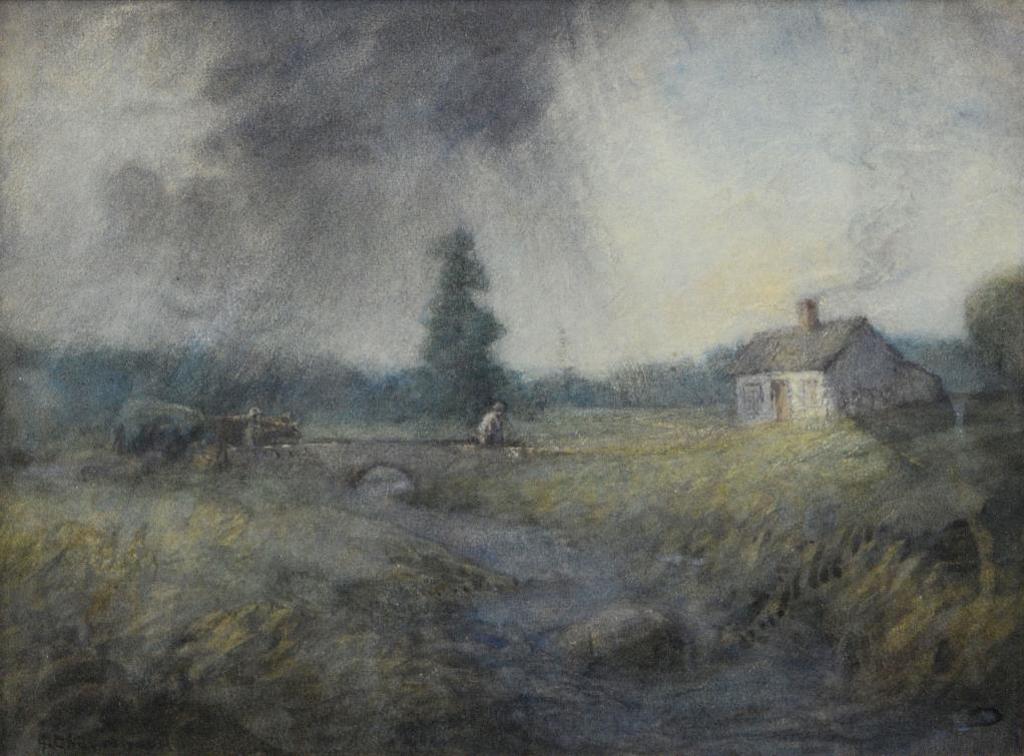 Georges Chavignaud (1865-1944) - Nova Scotia Landscape, Passing Rain