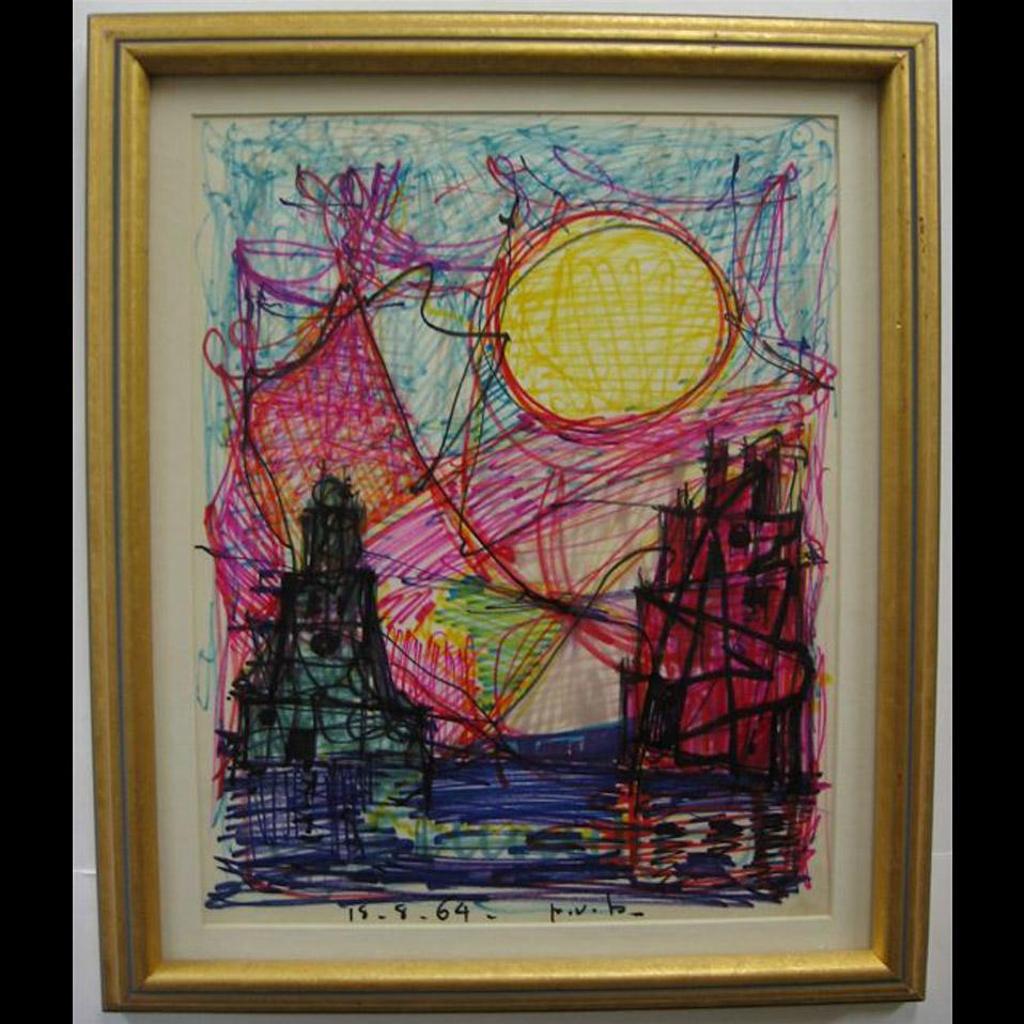 Paul Vanier Beaulieu (1910-1996) - Sun Over Harbour; Abstracts