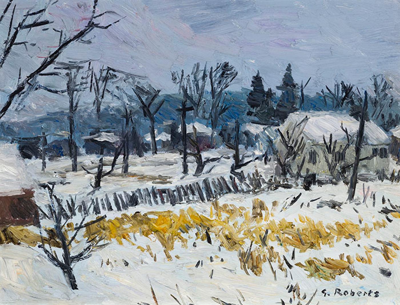 William Goodridge Roberts (1921-2001) - Winter Landscape, Fredericton