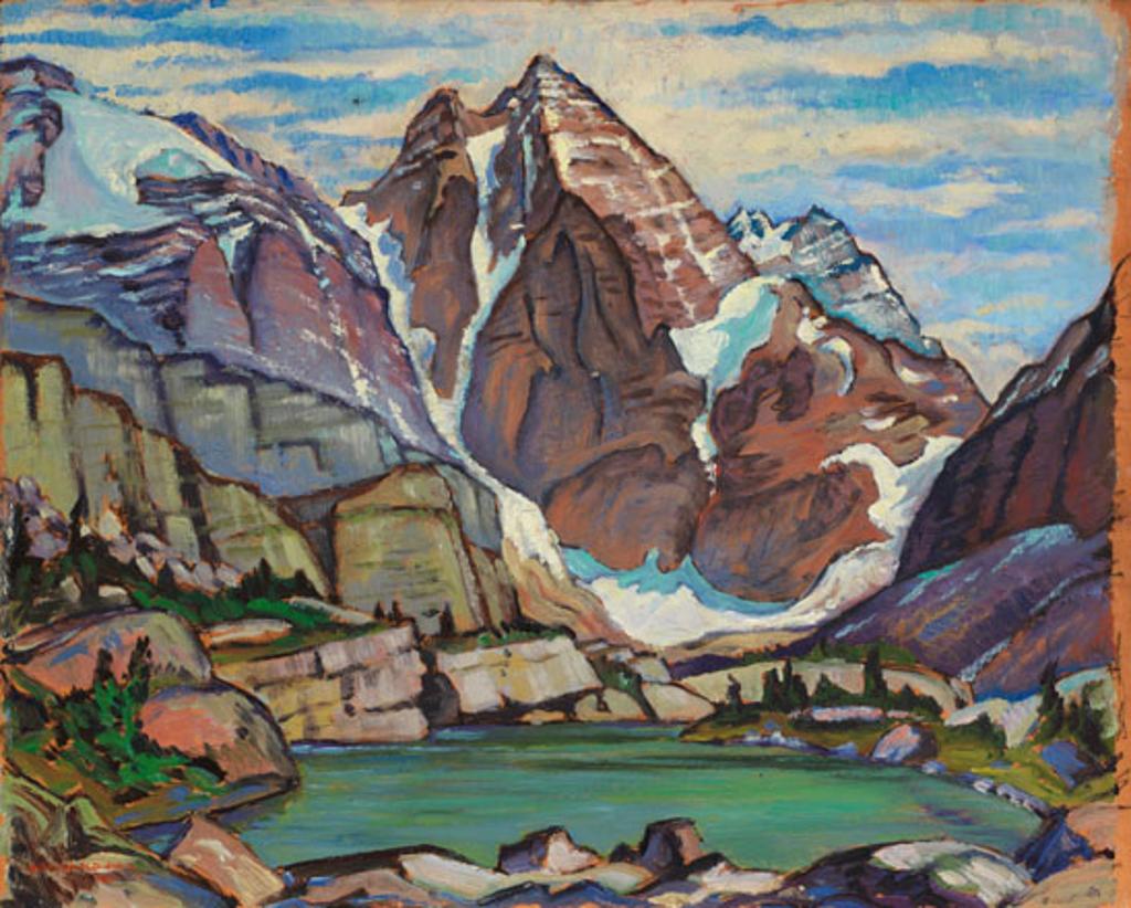James (Jock) Williamson Galloway MacDonald (1897-1960) - Mt. Ringrose from Near Lake Oesa, Lake O'Hara, BC