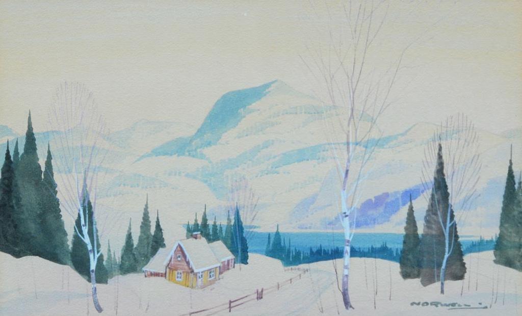 Graham Norble Norwell (1901-1967) - Mountainside Cabin