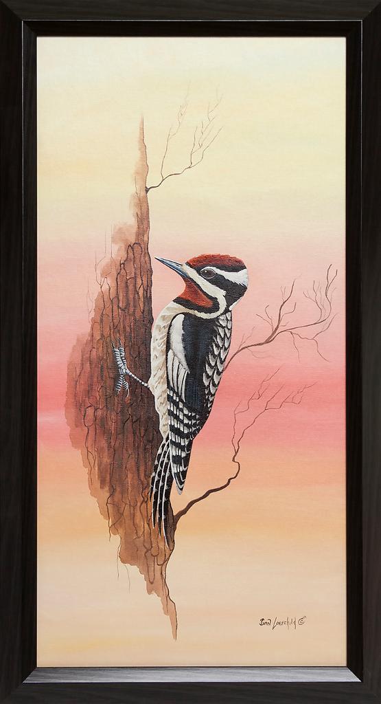 Ivan C. Lonechild (1953) - Untitled - Woodpecker