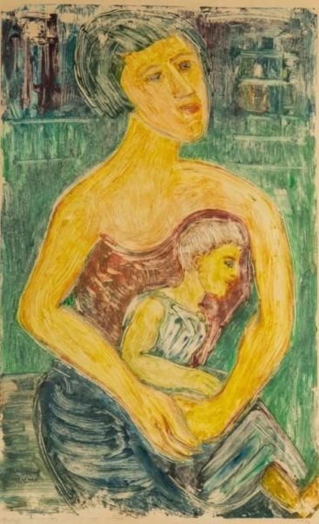 Israel-Isaac Lipschitz (1903-1980) - Mother and Child