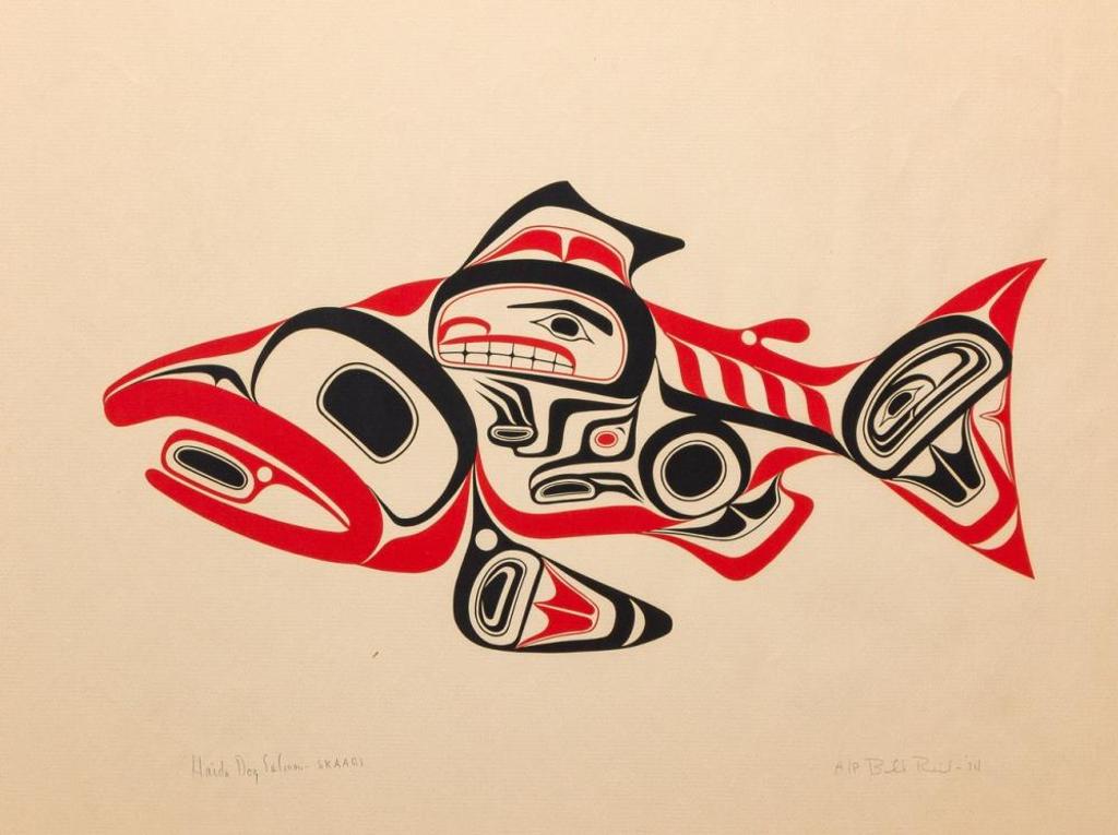 Bill (William) Ronald Reid (1920-1998) - Haida Dog Salmon-Skaagi