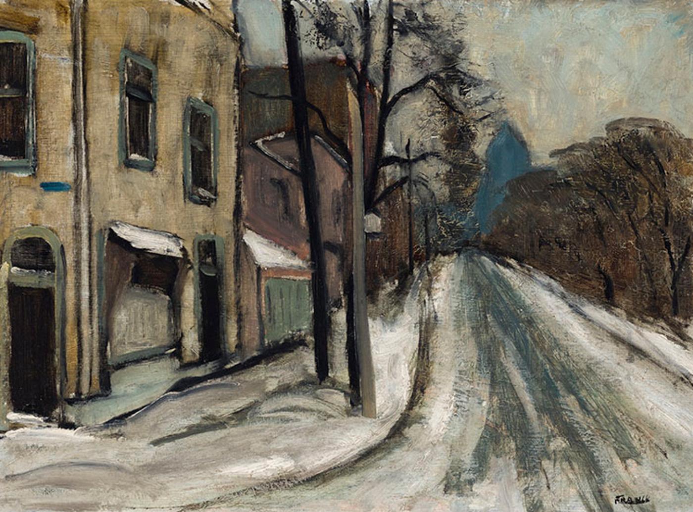 Albert Jacques Franck (1899-1973) - Elizabeth Street South of Gerrard