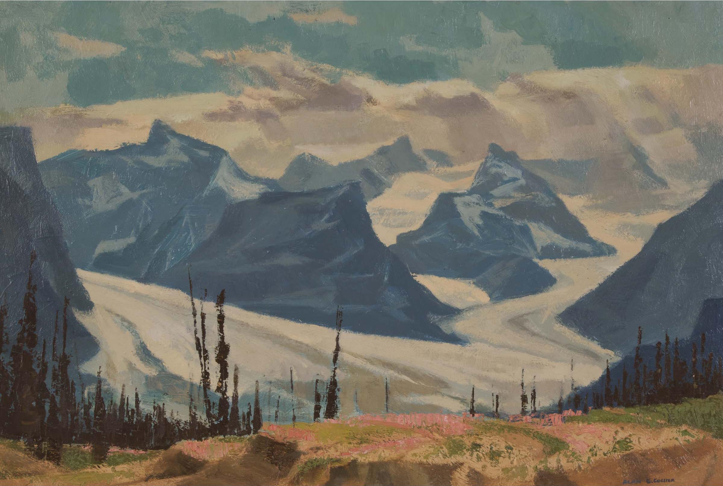 Alan Caswell Collier (1911-1990) - Alaska Rivers Of Ice (Nelchina Glacier)