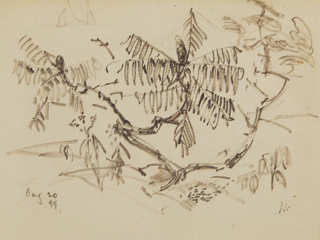 Arthur Lismer (1885-1969) - Landscape Detail