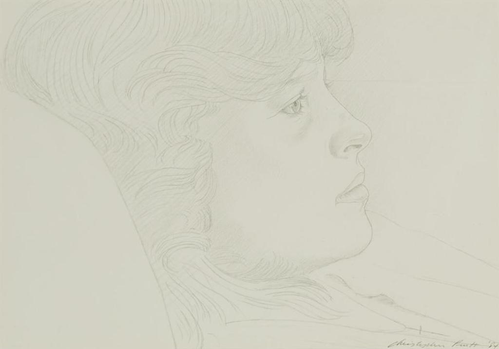 Christopher John Pratt (1935-2022) - Portrait Of Diana