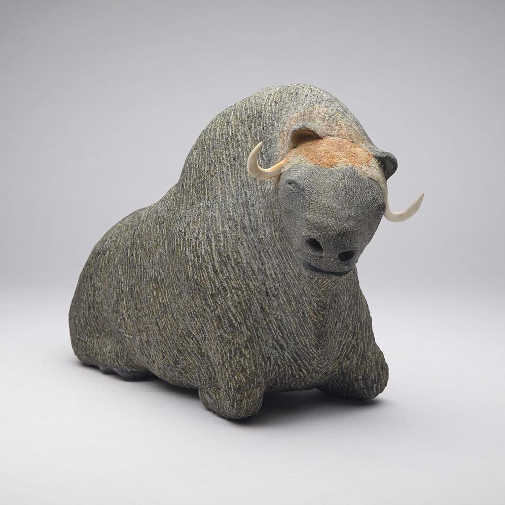 Nuyaliaq Qimirpik (1937-2007) - Reclined Musk Ox