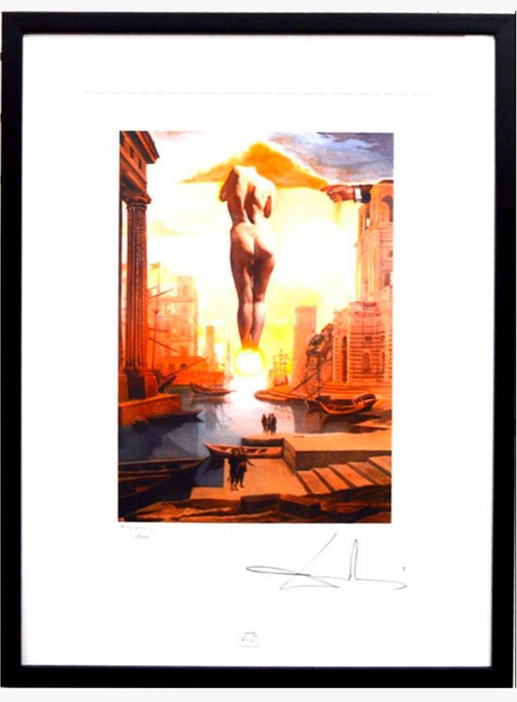 Salvador Dalí (1904-1989) - composition abstraite surréaliste