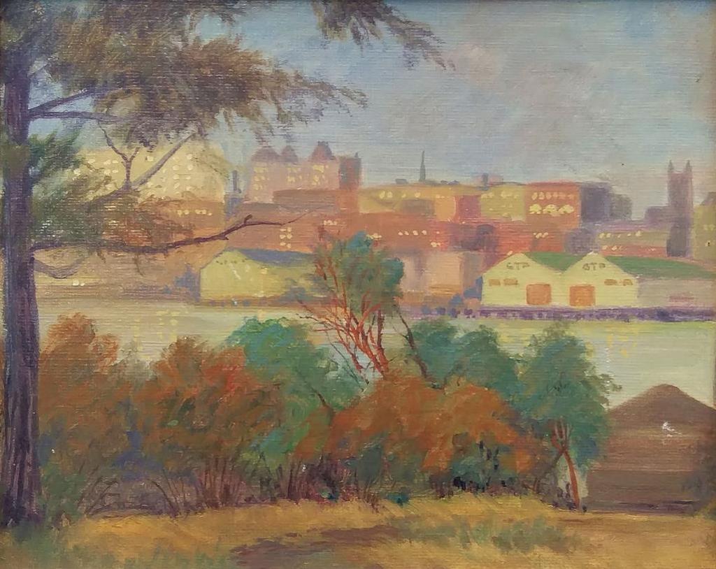 Hubert Valentine Fanshaw (1878-1940) - Waterfront at Dusk