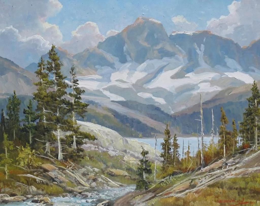 Duncan Mackinnon Crockford (1922-1991) - High Summer, Above The Spray Lakes, Near Canmore, Alberta; 1990