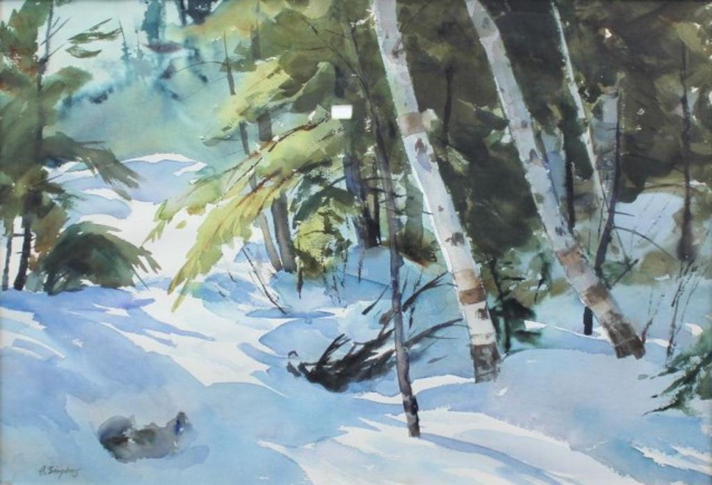 Henry John Simpkins (1906-1995) - 1906-1995, White Birches