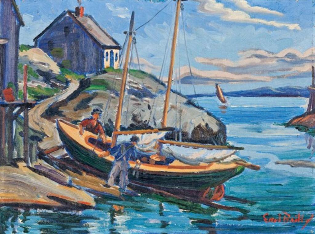 Earl Bailly (1903-1977) - Preparing the Boat
