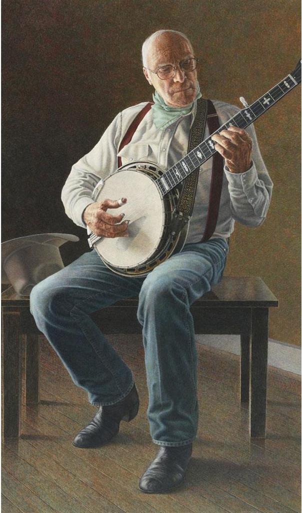 Patrick Douglass Cox (1953) - The Banjo Player