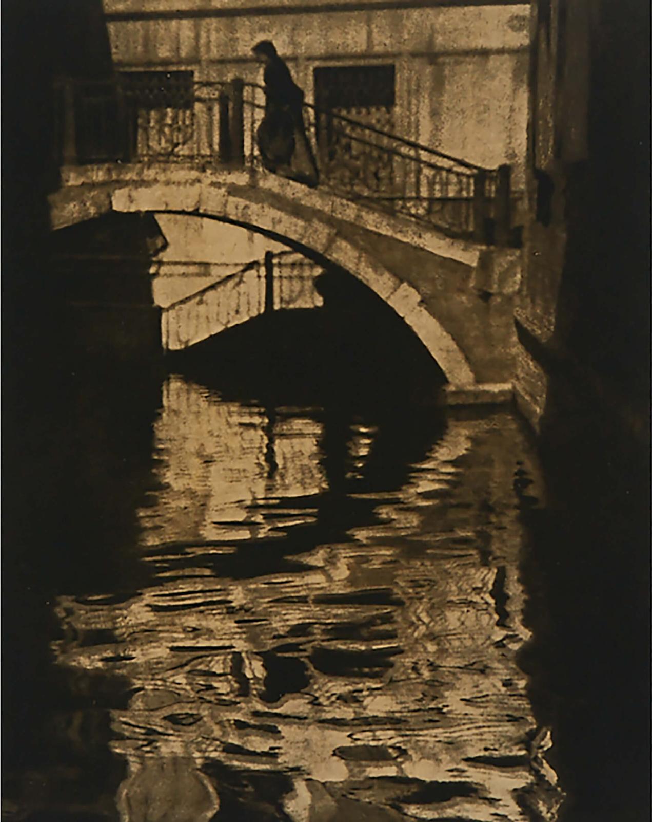 Alvin Langdon Coburn (1882-1966) - The Bridge, Venice (From Camera Work, No.21), 1908