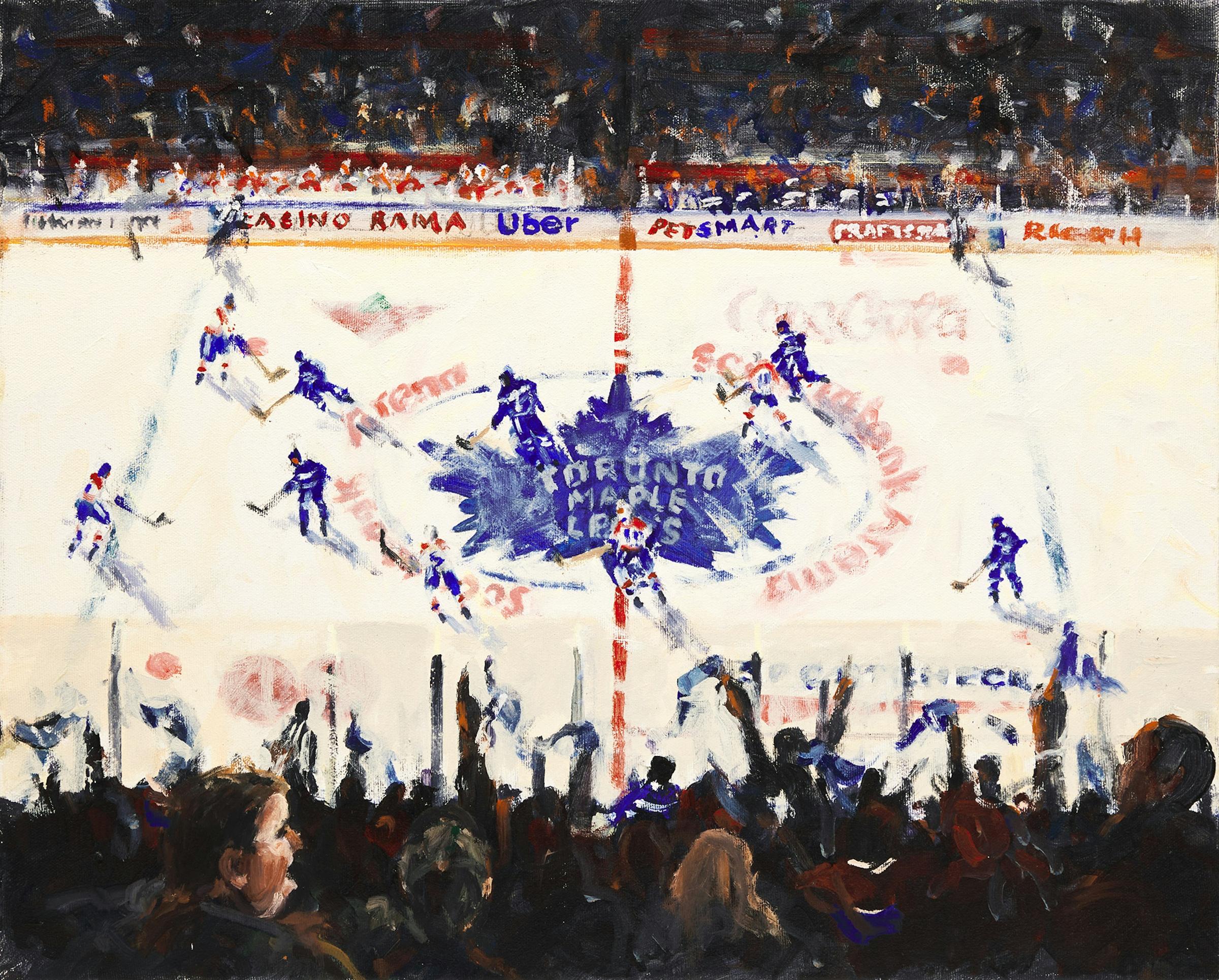 Terry Tomalty (1935) - Untitled (Toronto Maple Leafs)