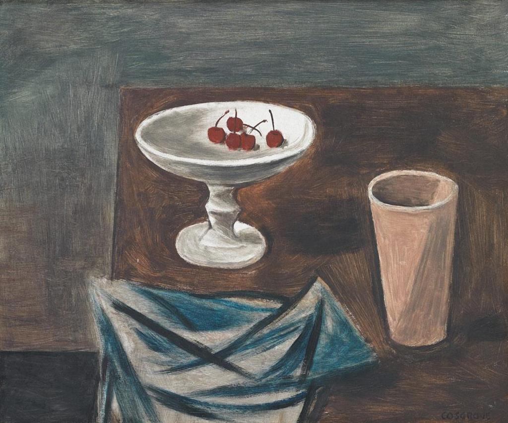 Stanley Morel Cosgrove (1911-2002) - Still Life With Bowl Of Cherries