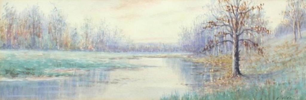 Amelia W. Wallace - Pond in Autumn