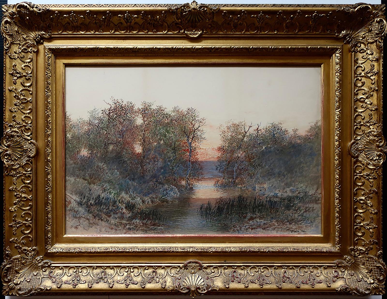 Otto Rheinhold Jacobi (1812-1901) - Marsh Inlet At Dusk