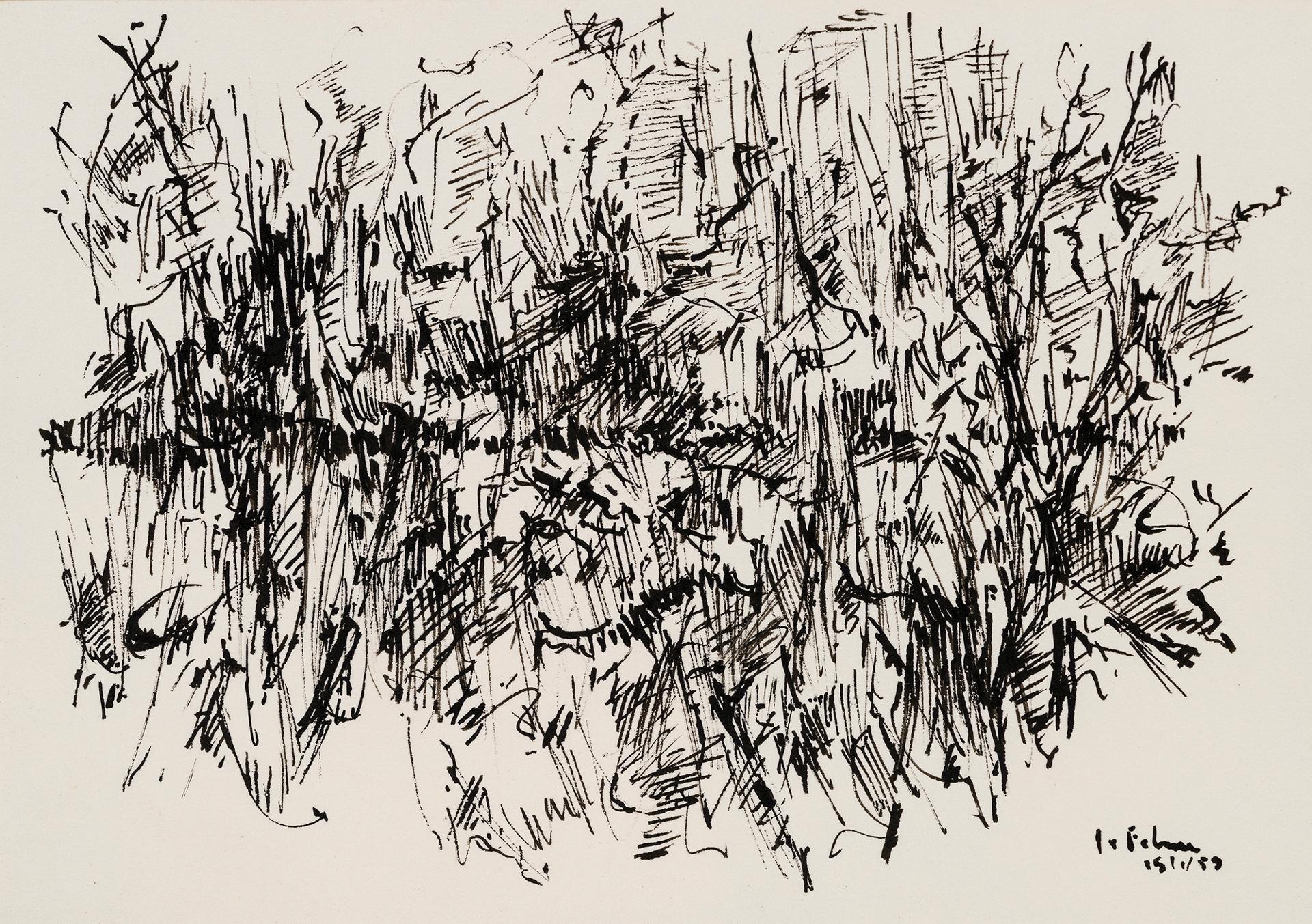 Jean Lefébure (1930-2013) - Sans titre / Untitled, 1959