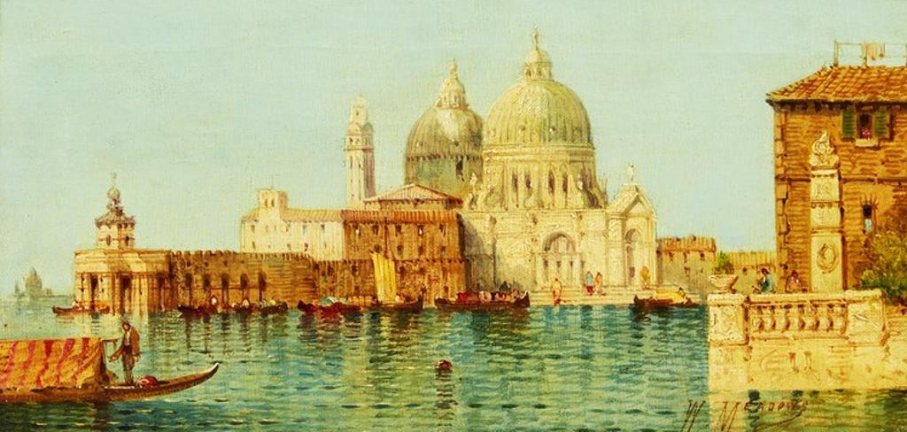 William George Meadows (1825-1901) - A Scene in Venice