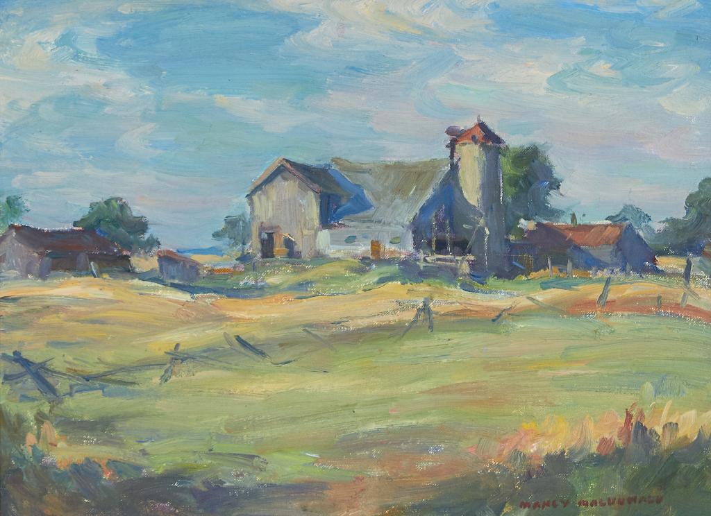 Manly Edward MacDonald (1889-1971) - Farm Landscape