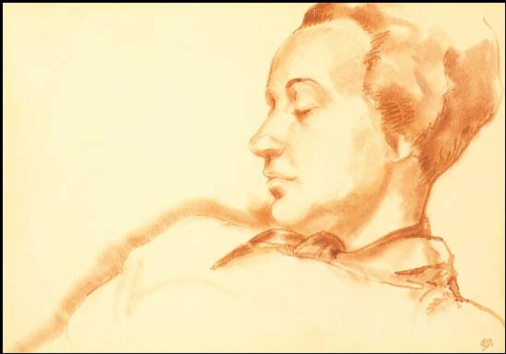 Edwin Headley Holgate (1892-1977) - Portrait of Frances Holgate
