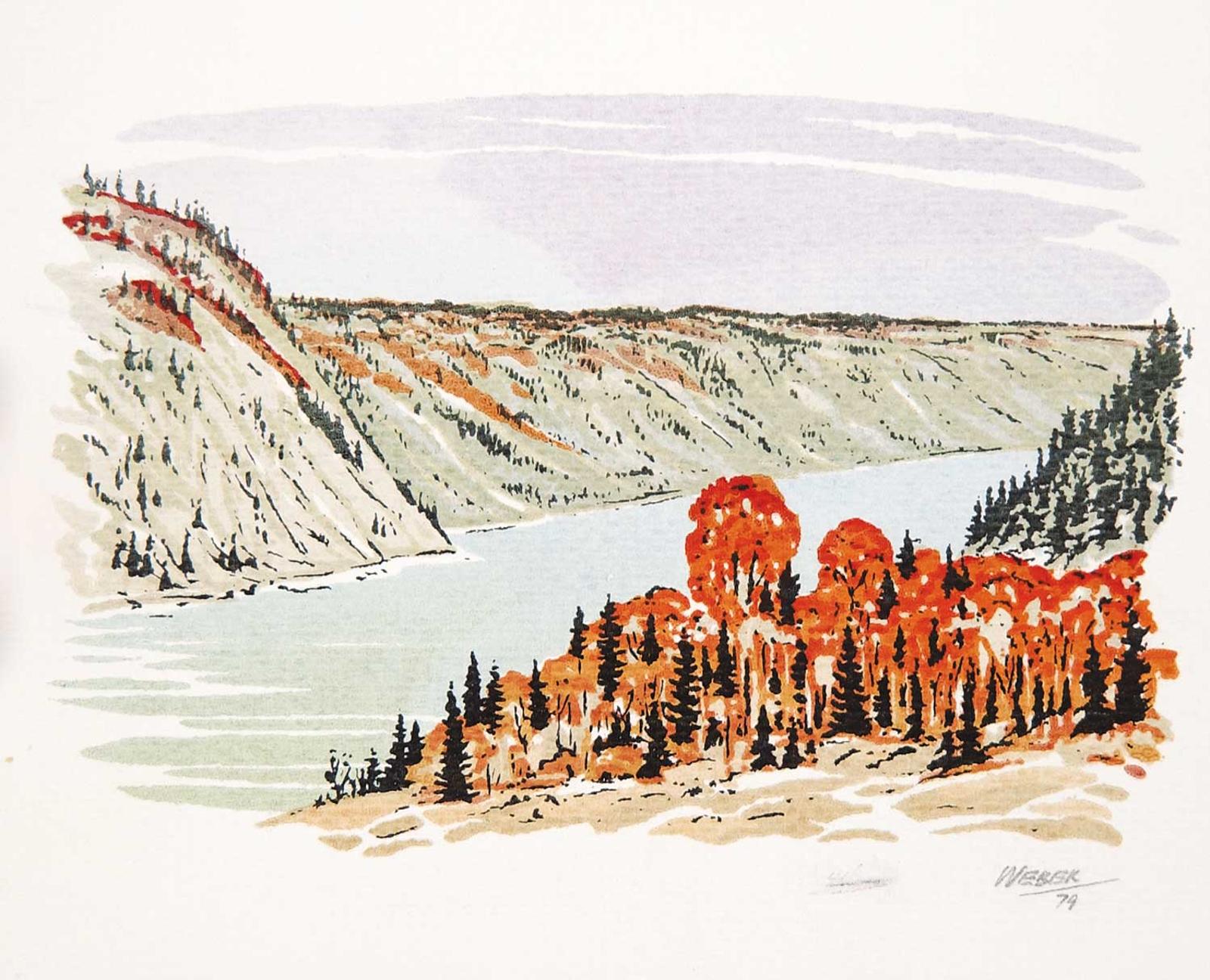 George Weber (1907-2002) - Untitled - North Saskatchewan River