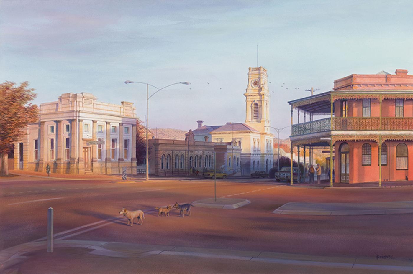 Kenneth William David Jack (1924-2006) - Evening Shadows, Castlemaine