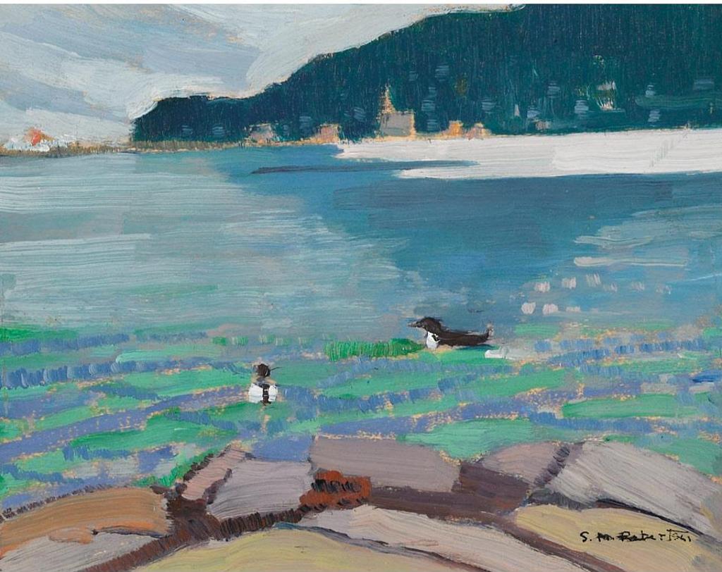 Sarah Margaret Armour Robertson (1891-1948) - View Of Murray Bay, P.Q., From Cap A L’Aigle