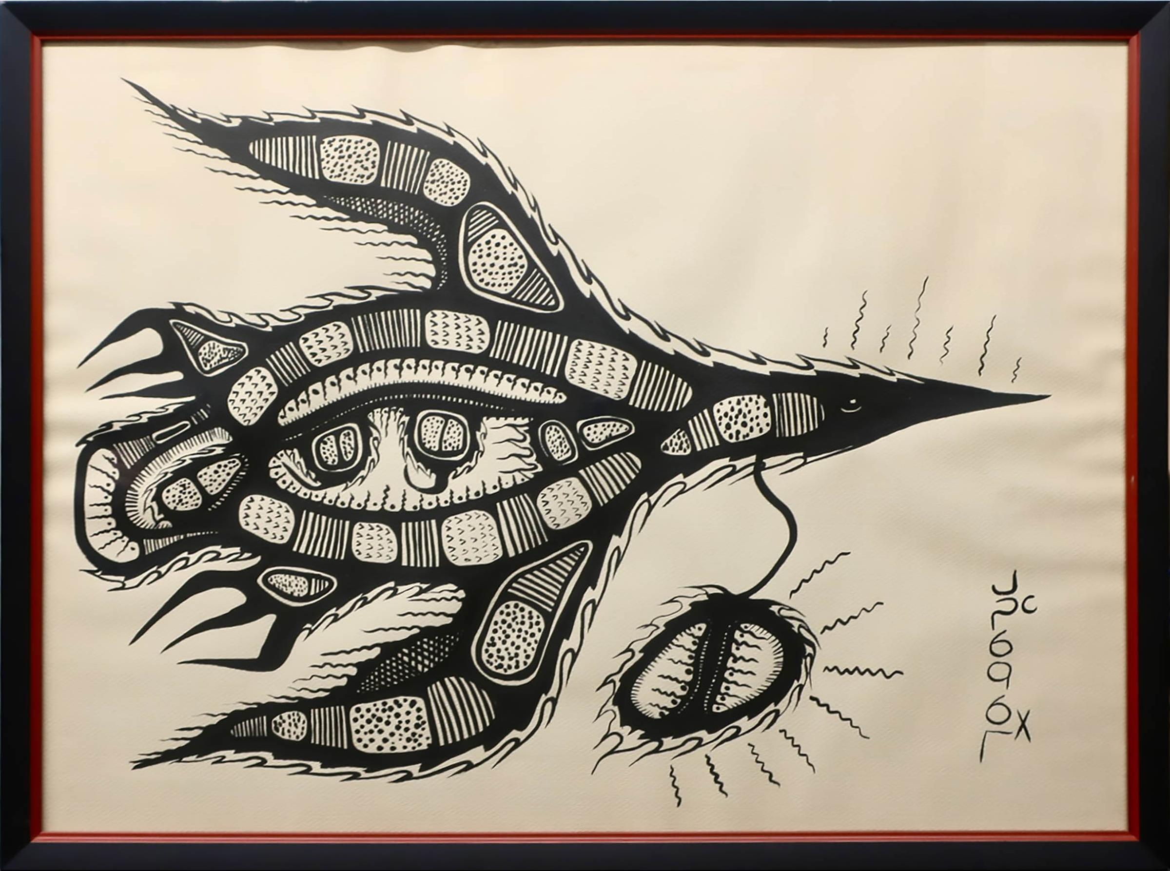 Joshim 'Josh' Kakegamic - Untitled (Loon In Flight)