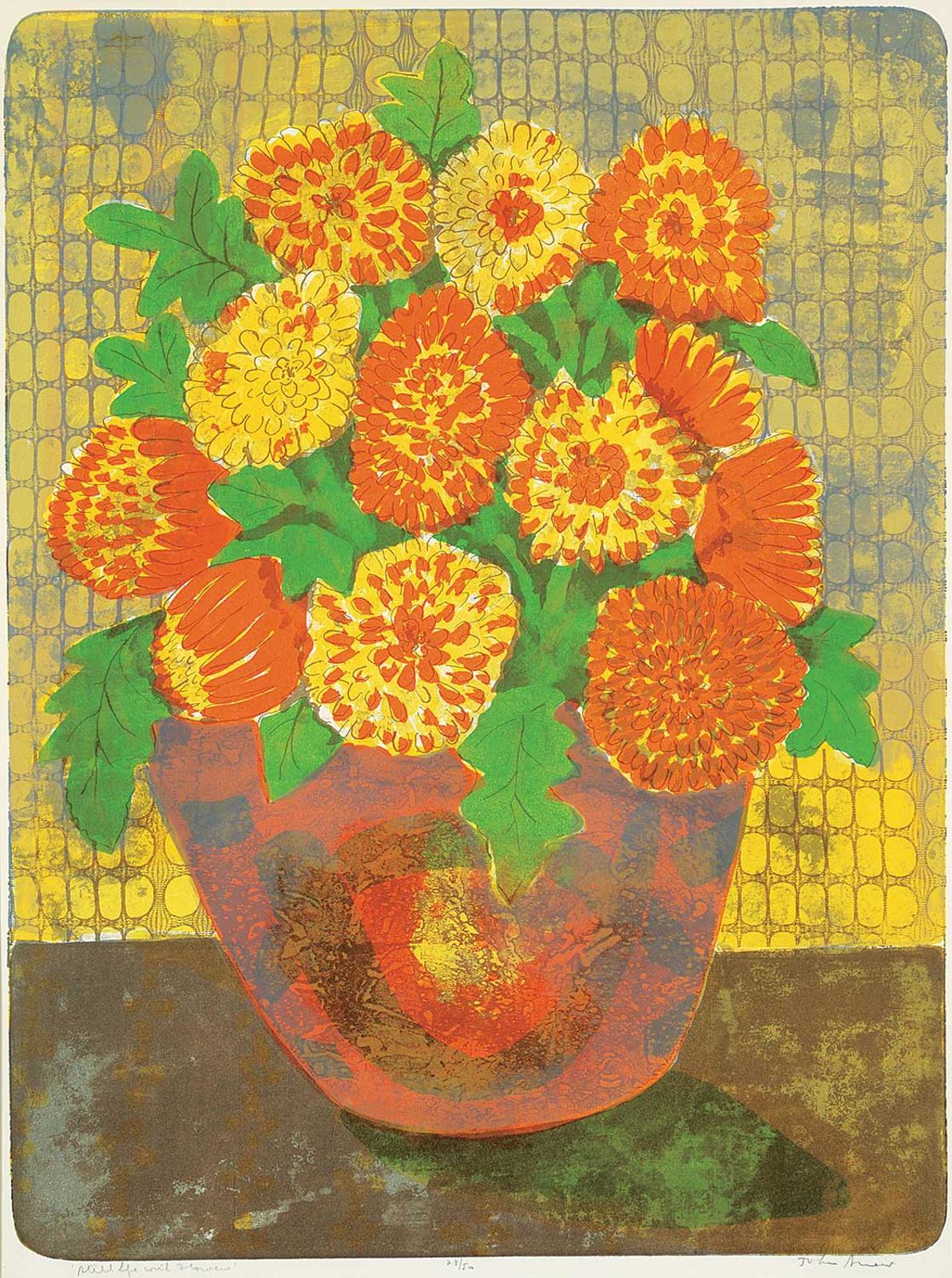 John Harold Thomas Snow (1911-2004) - Still Life with Flowers  #23/50