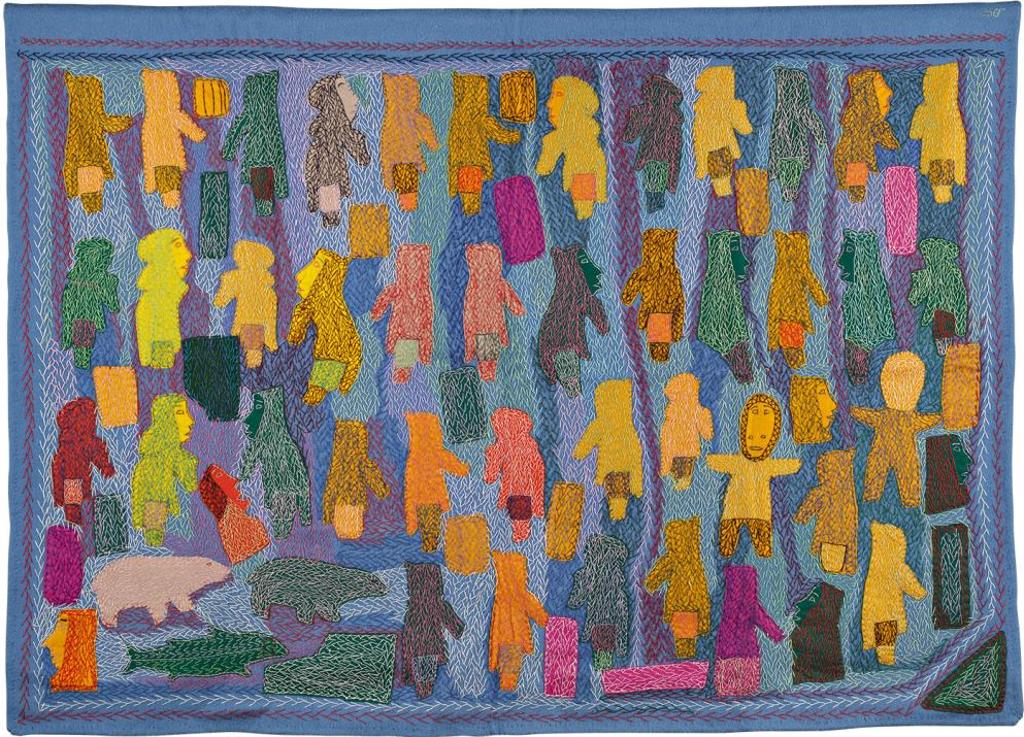Annie Piklak Taipanak (1931) - Untitled, c. early-mid 1990s, wool duffel