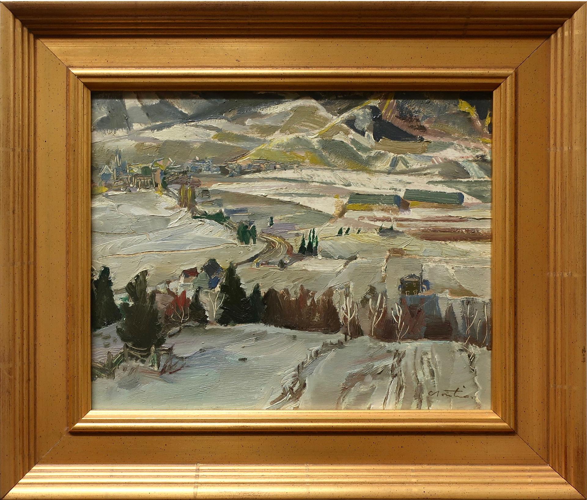 Albert Edward Cloutier (1902-1965) - Winter, Baie St. Paul